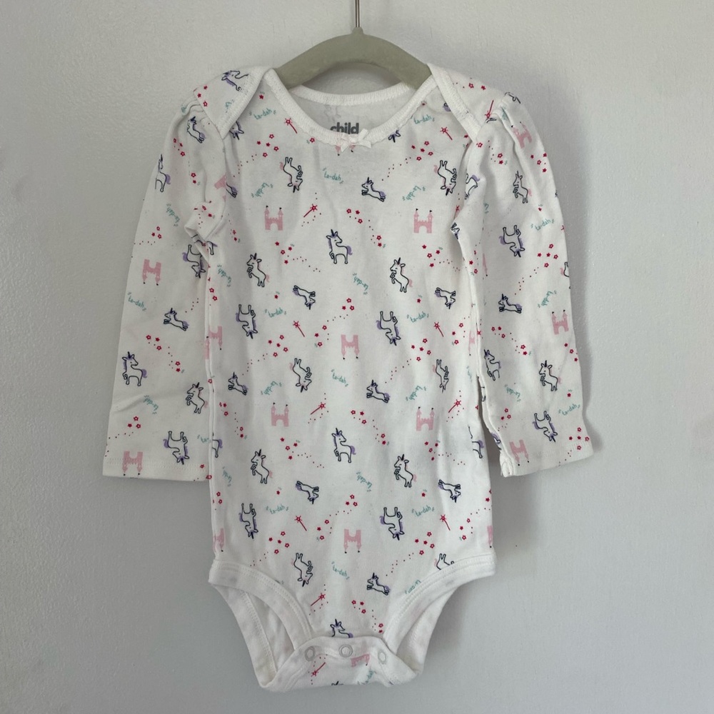 Carter’s unicorn long-sleeve onsie